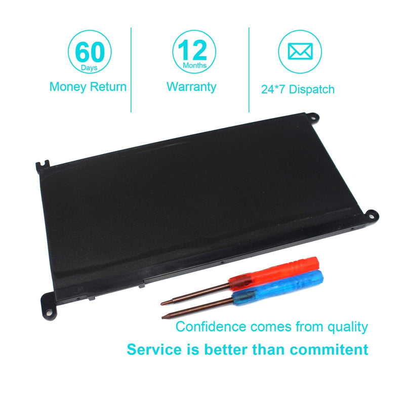 WDX0R Laptop Battery for dell Inspiron 15 7579 7569 5578 5565 5567 5568 5570 5775 5579 7560 7570 13 5378 5368 7375 7368 7378 17 5765 5767 5770 Series P69G001 P58F P58F001 P75F P66F P69G 3CRH3