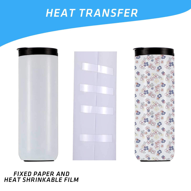 2 Pieces Heat Tapes for Heat Press Heat Transfer Tape Heat Resistant Temperature Tape for Electronics Printing DIY Crafts Sublimation on T-Shirt Fabrics Coffee Mugs (10 mm) 10 mm