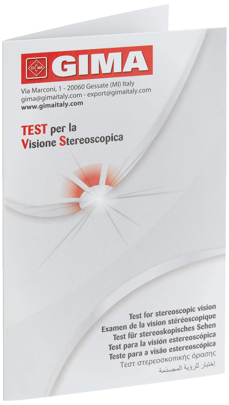 Gima – Stereoscopic Vision Test, 4 Forms, Adults and Children