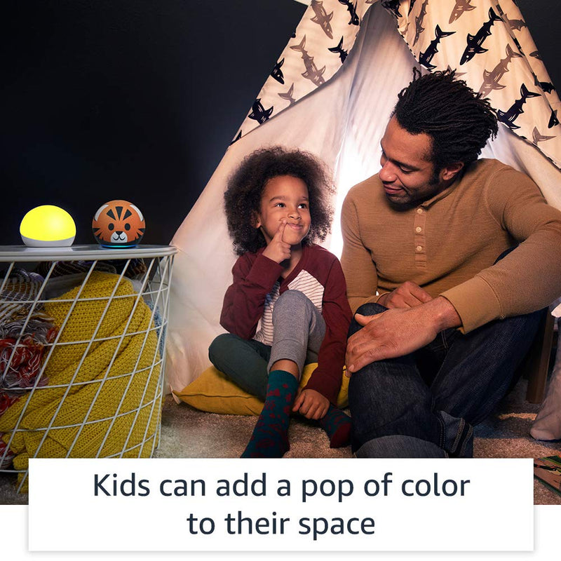 Echo Glow - Multicolor smart lamp for kids, a Certified for Humans Device – Requires compatible Alexa device Device only