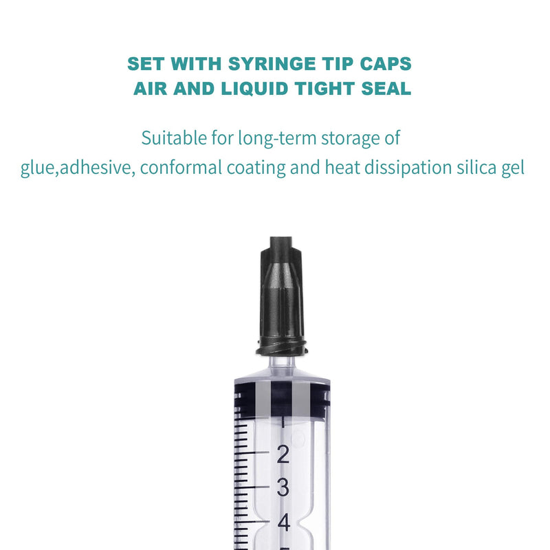10 Pack 10ml/cc Plastic Syringe Liquid Measuring Syringe Tools Individually Sealed with Measurement for Scientific Labs, Measuring Liquids, Feeding Pets, Medical Student, Oil or Glue Applicator (10ML)