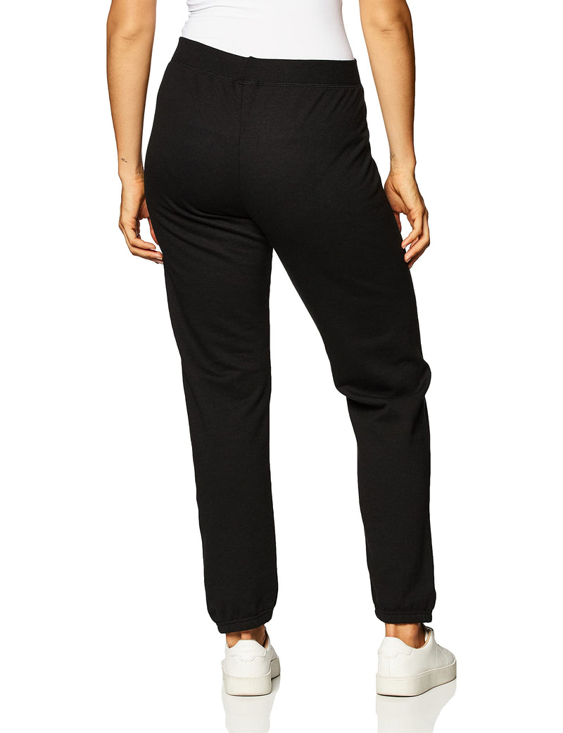 Hanes Women's EcoSmart Cinched Cuff Sweatpants Small Ebony
