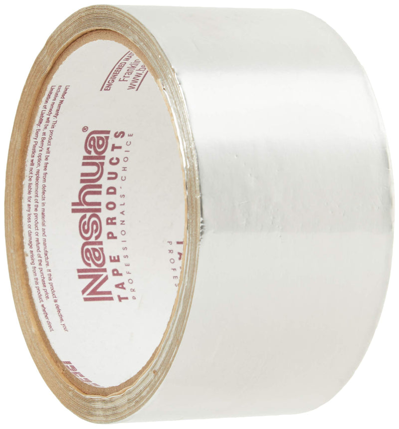 Nashua 322 Multipurpose Foil Tape, 3.2 mil Thick, 9 m Length, 48 mm Width, Aluminum