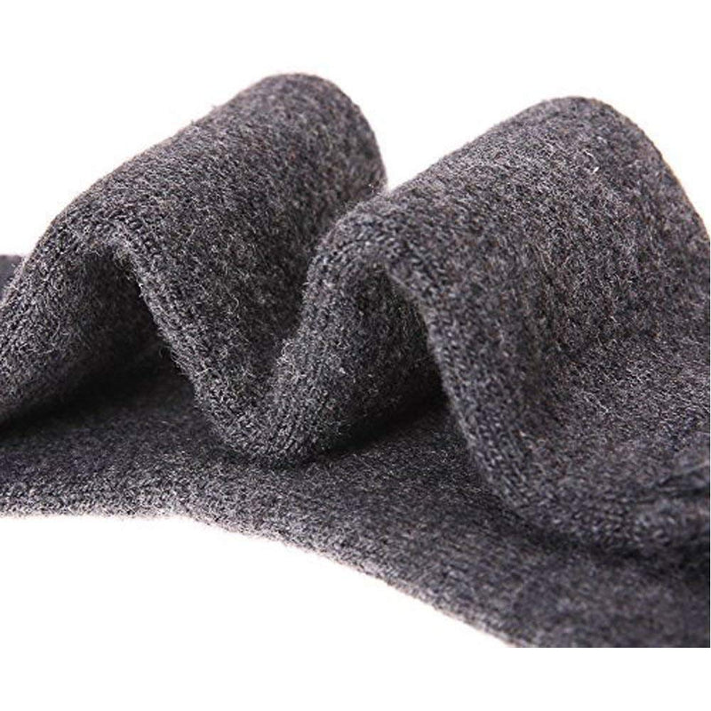 Mens Heavy Thick Wool Socks - Soft Warm Comfort Winter Crew Socks (Pack of 3/5),Multicolor,One Size 7-12 C1-super Thick 3pack