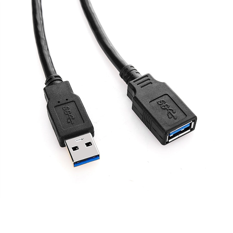 PASOW SuperSpeed USB 3.0 Type A Male to Female Extension Cable (6 Feet) 6 Feet
