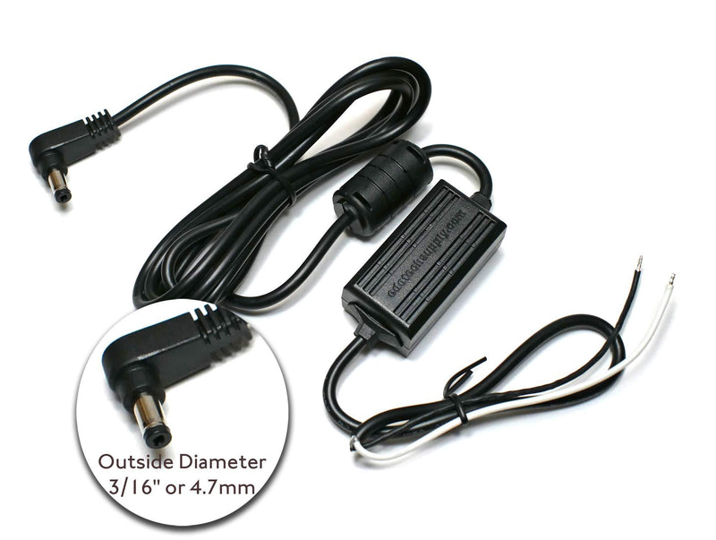 EDO Tech Direct Hardwire Vehicle 5V Car Charger Power Cord for Sirius XM Radio PowerConnect Dock Onyx Edge Lynx Stratus Starmate SXVD1 XDPIV1 XDPIV2 SDPIV1 XEZ1 XAPV2 SXIV1 XEZ1 SXEZR1V1 XpressRci black