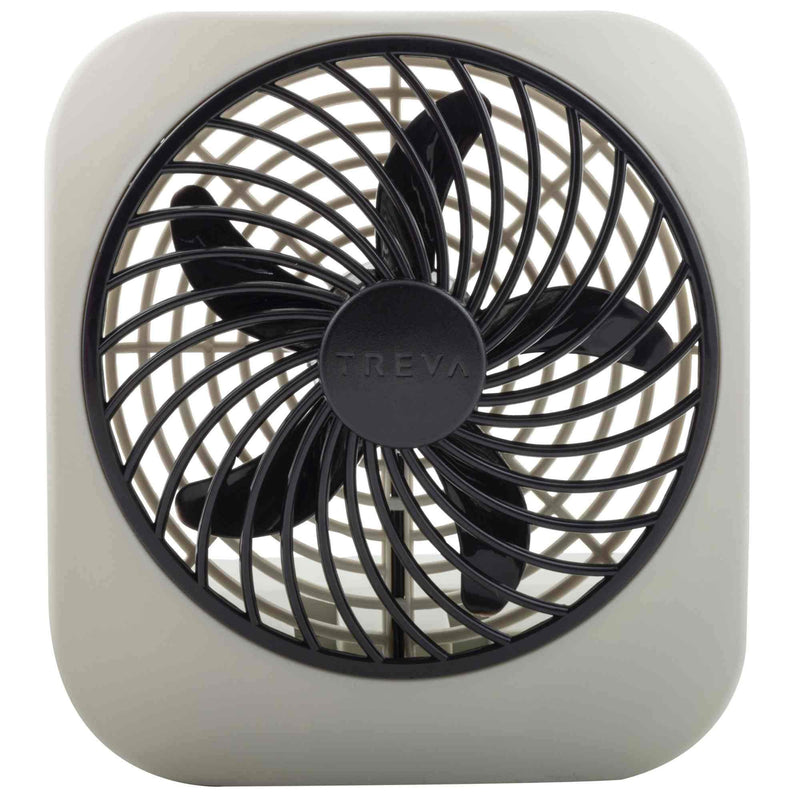 O2COOL 5" Portable Fan Battery Powered, 1 Unit, Grey