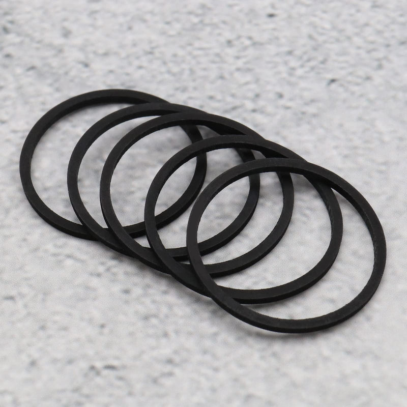 eMagTech 20PCS Optical DVD Drive Belt Compatible with Xbox 360/Slim Consoles Fix Stuck Drives Replacement Belt Ring Silicone Black