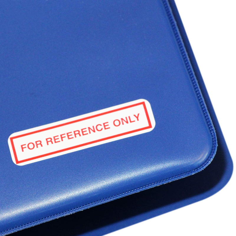 SmartSign “for Reference ONLY” Write-On Vinyl Removable Label | 2" x 0.5" Pack of 160