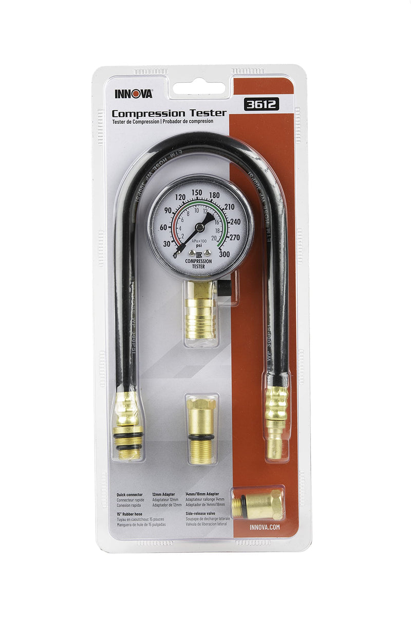 INNOVA 3612 Compression Tester - 4 Piece Kit