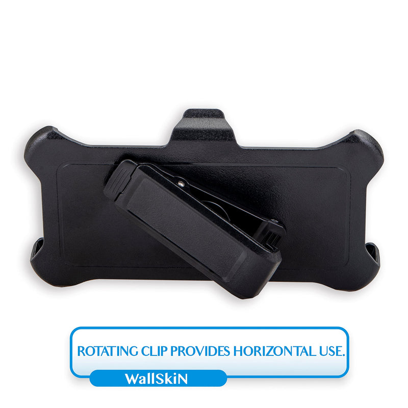 WallSkiN 2 Pack Replacement Belt Clip Holster for Apple iPhone 14 OtterBox Defender Series Case | Clip for Belt Holder (Case Not Included)