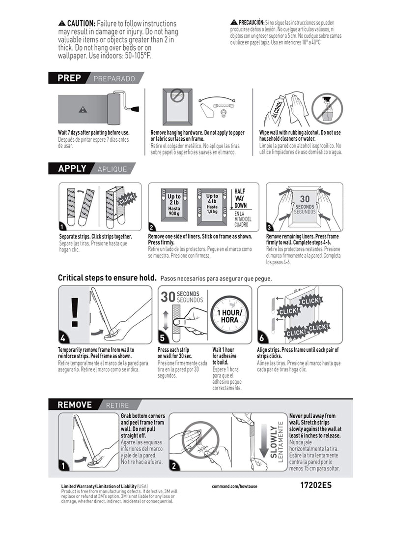 Command Small Picture Hanging Strips, 18-Pairs (36-Strips), Decorate Damage-Free, Easy to Open Packaging 18 Pairs