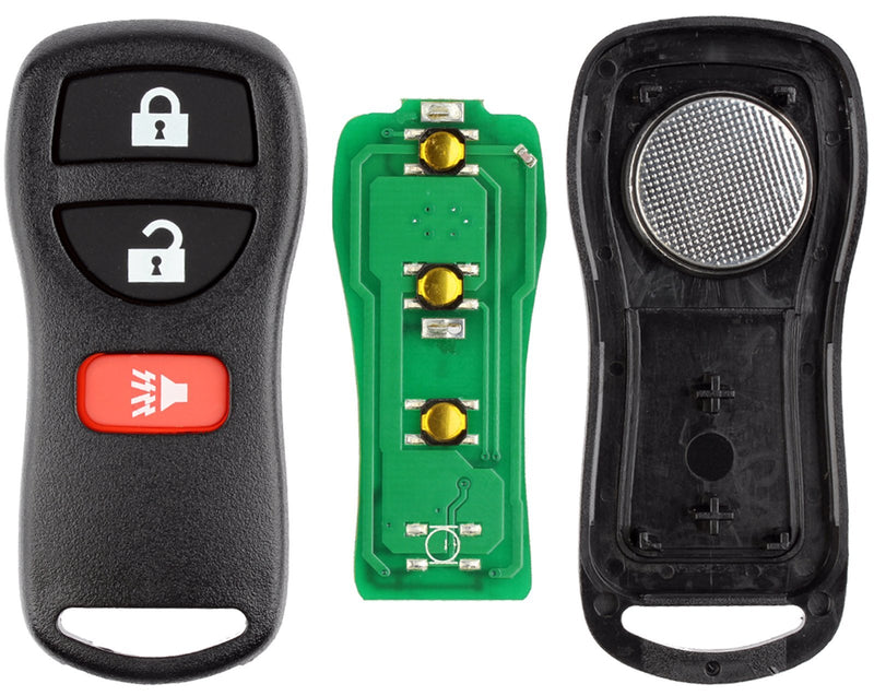 KeylessOption Keyless Entry Remote Control Car Key Fob Replacement for KBRASTU15, CWTWB1U733 Black
