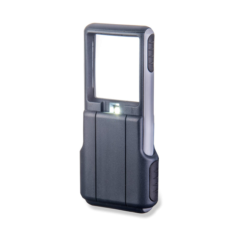 Carson MiniBrite 3x Power LED Lighted Slide Out Magnifier with Protective Sleeve for Reading, Hobby, Crafts, Tasks and Inspection (PO-25, PO-25MU) Set of 4