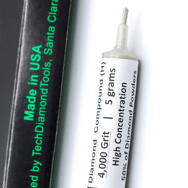 TechDiamondTools Kit of 3 Diamond Polishing Compound Polishing Paste 4000 8000 50000 Grit for Marble Glass Metal Rock Jewelry Resin Silver Gemstone with High Concentration of Diamond Powder USA Made 50000 8000 4000 grit