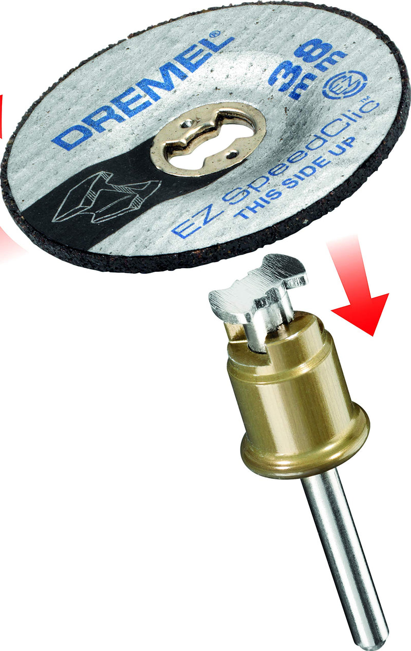 Dremel SC541 EZ SpeedClic sanding disc - accessory set for multifunctional tool with 2 reinforced sanding discs for sanding metal, aluminum, steel and much more
