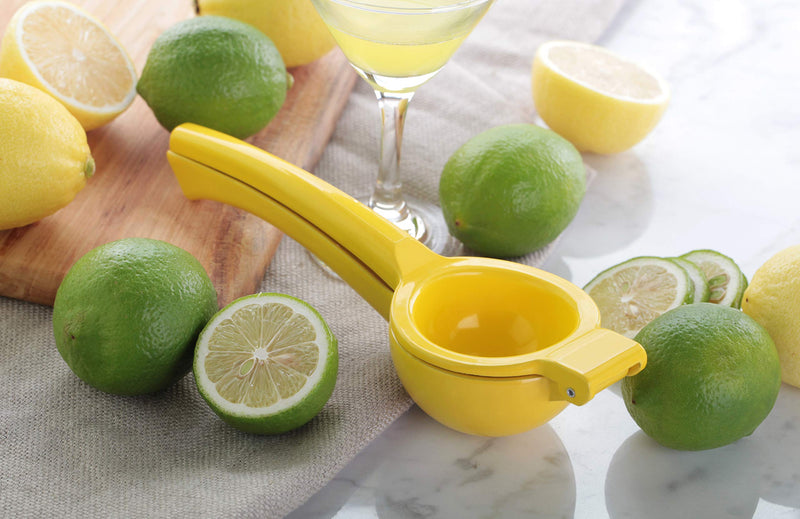 New Star Foodservice 42856 Enameled Aluminum Lemon Squeezer, Yellow