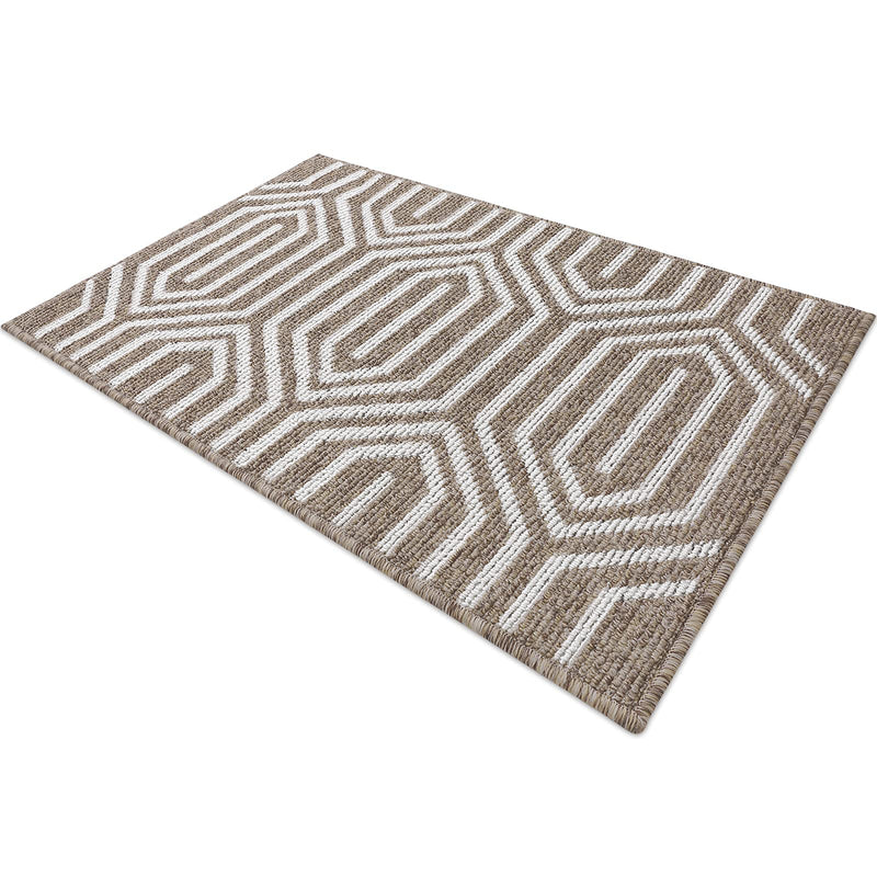 DEXI Indoor Doormat, Non Slip Absorbent Resist Dirt Entrance Rug, 20â€x32â€ Machine Washable Low-Profile Inside Floor Door Mat 20"x32" Brown