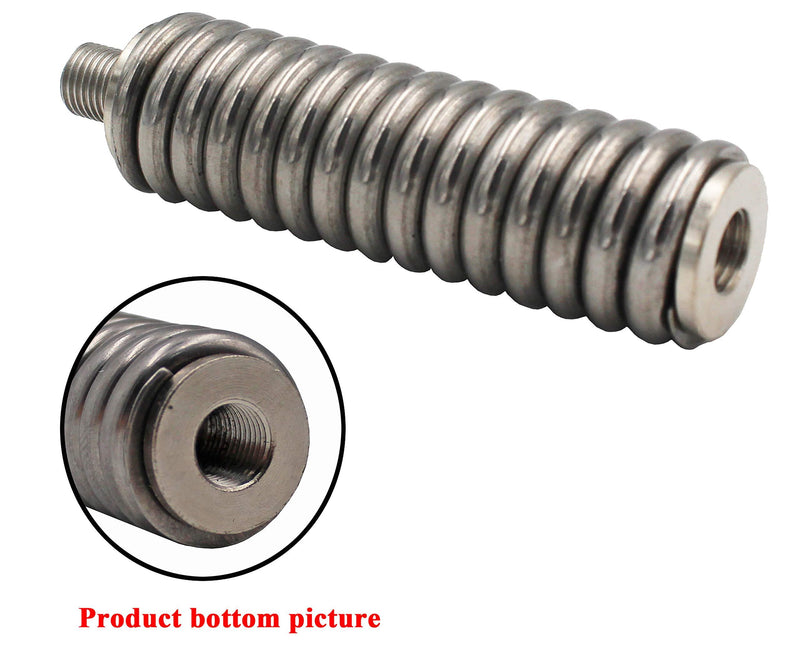 SS-3H CB Antenna Spring Mount - Heavy Duty Stainless Steel Antenna Electronics Spring to fit Mobile/in-Vehicle CB Radio Antenna Mount up to 60" Long and 3/8" - 24 Threads.