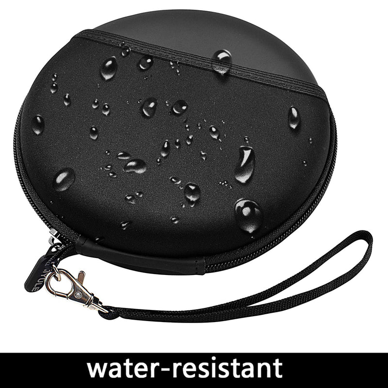 Portable CD Player Case Compatible with GPX PC332B丨 PC807B丨 NAVISKAUTO丨Gueray丨HOTT丨Monodeal丨Jensen Personal Compact Disc Player, Travel Carrying Stoarge Holder for Earphone and USB Cable - Black