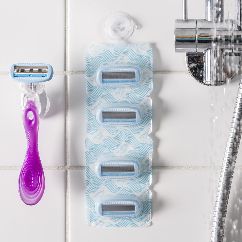 Schick Hydro Silk Hang-In Shower Razor Blade Refills for Women, 6 Count 6 Count (Pack of 1)