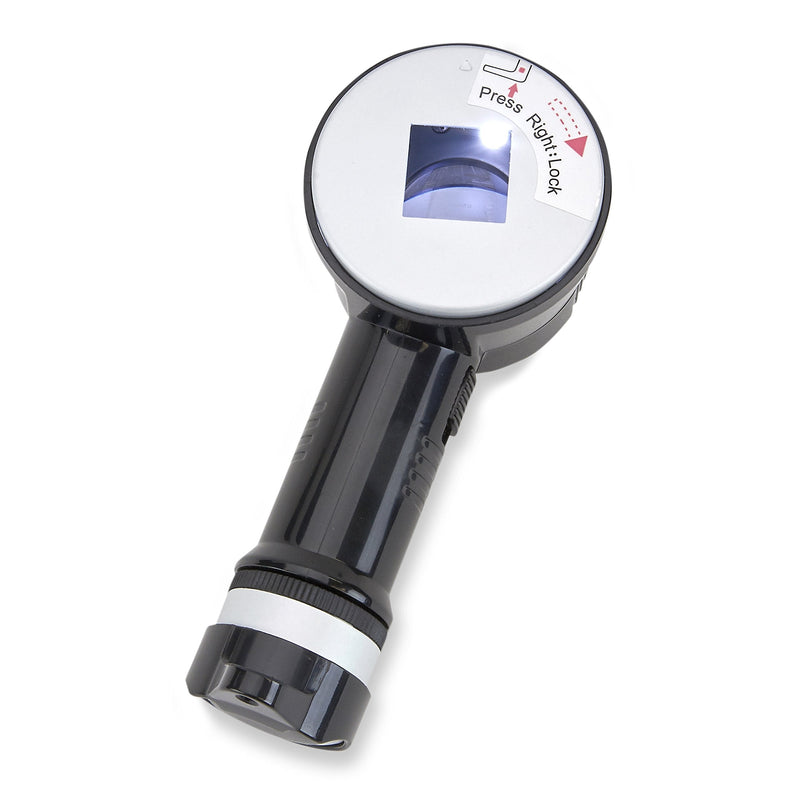 Carson PRO Series MeasureLoupe 11.5x LED and UV Lighted Loupe Magnifier with Reticle Scale and Storage Case (CP-45)