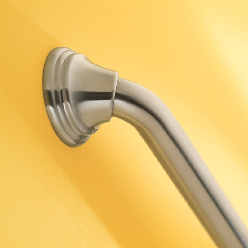 Moen LR8716D3CH Home Care 16-Inch Designer Bath Safety Bathroom Grab Bar with Concealed Screws, Chrome