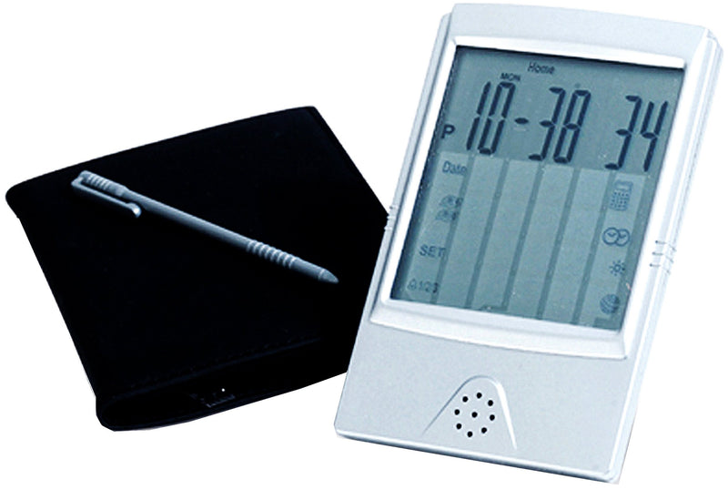 Natico Clock with Touch Screen Control Calculator (10-662)