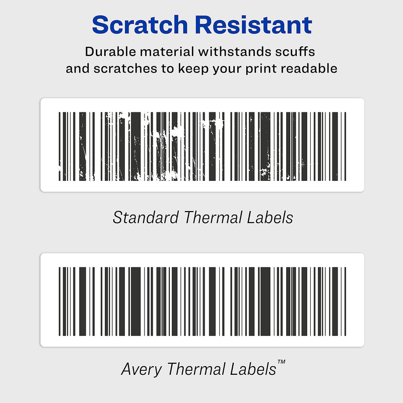 Avery 4151 Multi-Purpose Labels, 3-1/2-Inch x1-1/8-Inch, 120/Roll,1 RL/BX, Clear