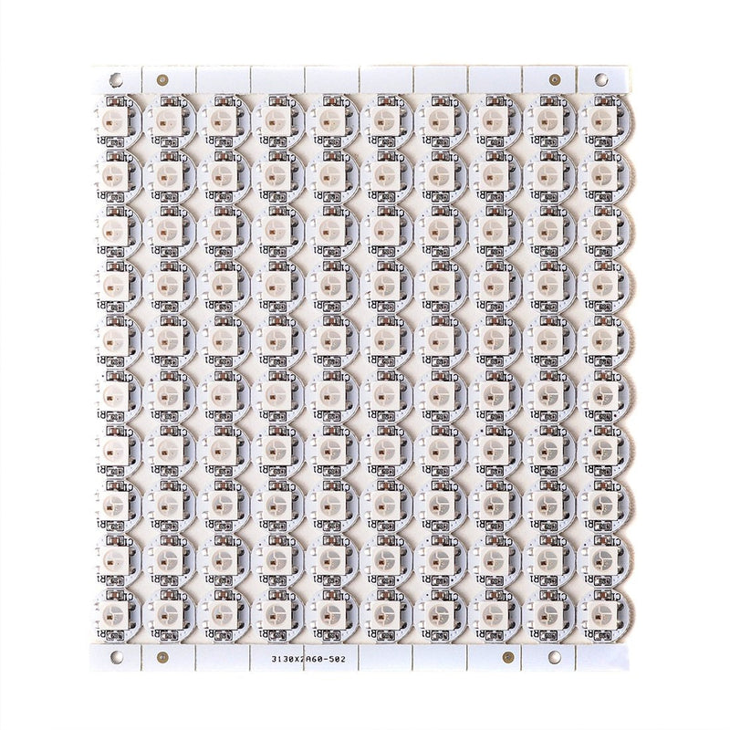 BTF-LIGHTING WS2812B 100PCS 5050SMD Individually Addressable Smart RGB LED Pixel for Arduino 5V DC Single 1-led LED Module Pixels Color Light little rgb LEDs Lampon Black Heat Sink PCB Board Only DC5V Rgb White Pcb