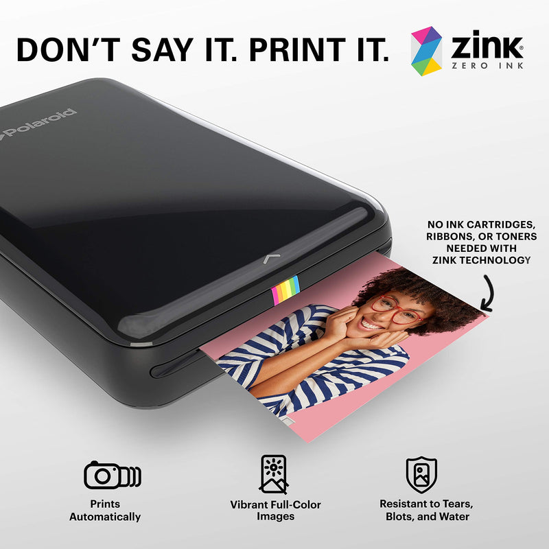 Zink 2"x3" Premium Instant Photo Paper (30 Pack) Compatible with Polaroid Snap, Snap Touch, Zip and Mint Cameras and Printers 30 Pack