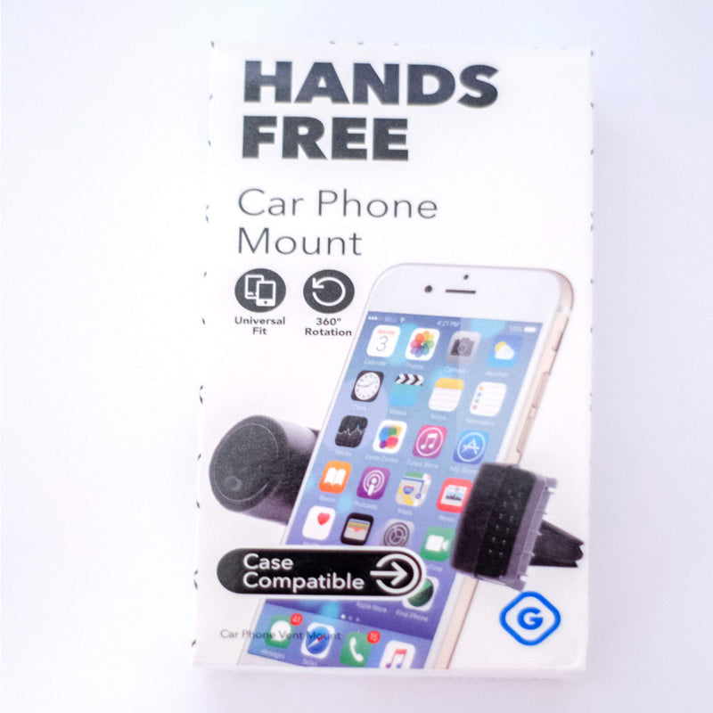 Car Phone Mount Air Vent Universal Holder Cradle Gems Compatible with iPhone, Samsung, Moto, Huawei, Nokia, LG, Smartphones