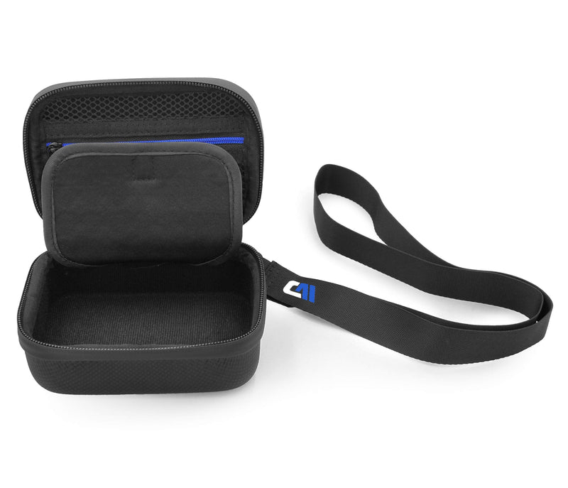 CASEMATIX Hard Shell Travel Case Compatible with Garmin eTrex 10, 22x, 30x, Touch 35 and More - Protective Carrying Case with Lanyard and Carabiner for Handheld GPS up to 4.75"