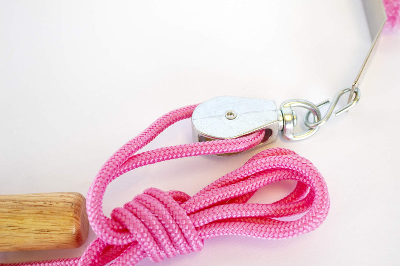 RangeMaster PinkPulley Cancer Care Shoulder Pulley │ Aids in Recovery and Rehabilitation │ Breast Cancer Patient Instructional Guide Included │ Metal Bracket Door Attachment
