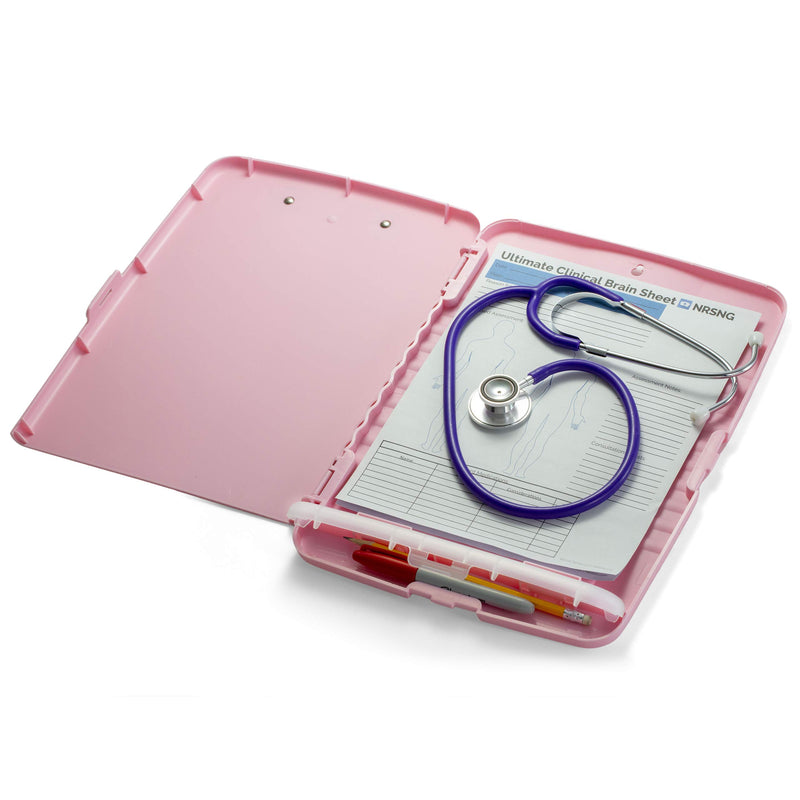 Breast Cancer Awareness BCA Slim Clipboard Storage Box Pink Standard