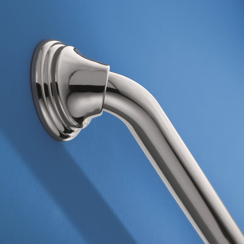Moen LR8716D3CH Home Care 16-Inch Designer Bath Safety Bathroom Grab Bar with Concealed Screws, Chrome