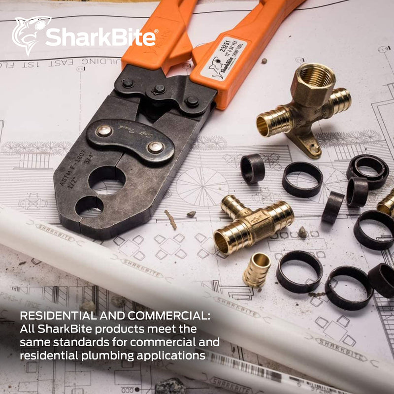 SharkBite Available PEX Pipe Crimp Ring 3/4 Inch, Plumbing Fittings, Pack of 25, 23103CP25, 3/4-Inch, 25