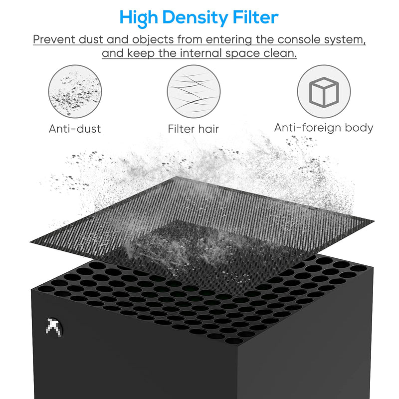 Dust Filter for Xbox Series X, Vent Dust Filter Cover Top Case Dust Proof Filter Cover for Xbox Series X- 2 Pack