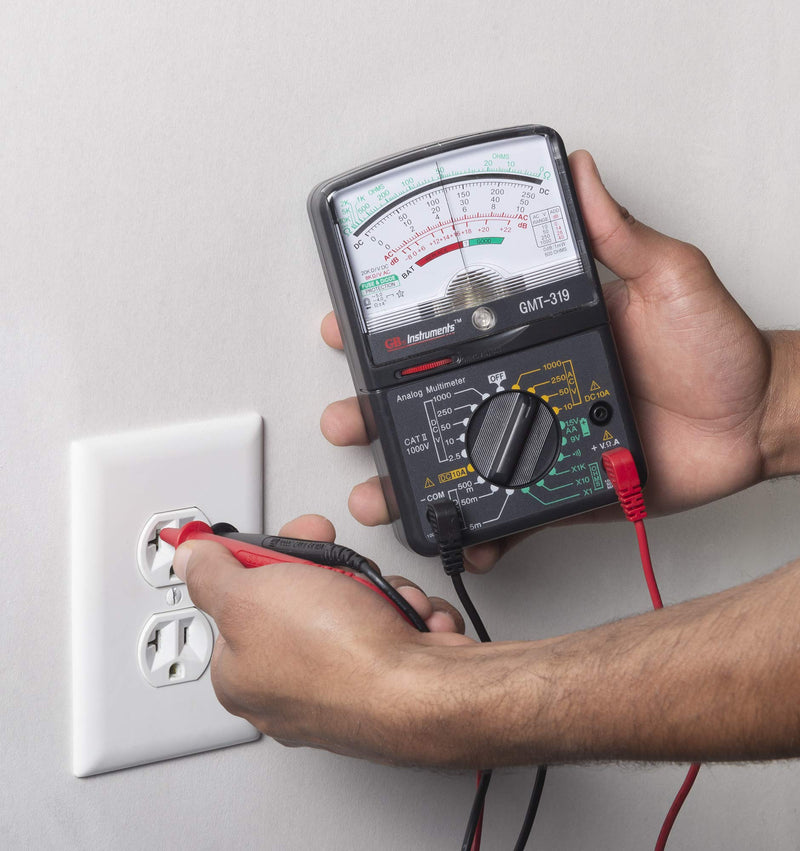 Gardner Bender GMT-319 Multimeter Tester, RJ-45 & RJ-11, 7 Function / 19 Range 1000V