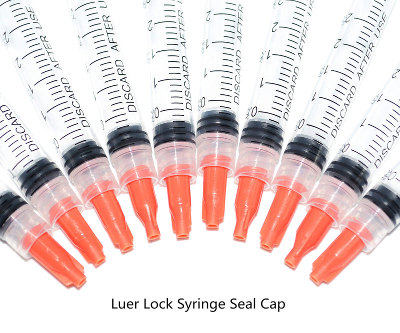 3ml Syringes 20Ga 1.5 Inch Blunt Tip Needle Storage Caps - Glue Applicator, DIY.Industrial Grade Syringe (Pack of 10)