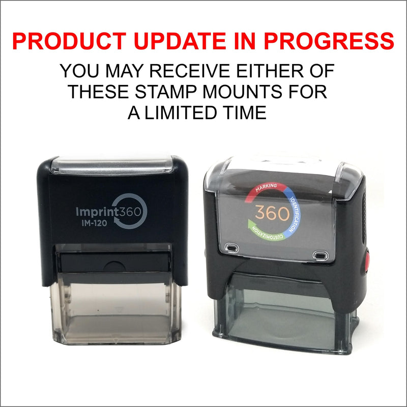 Supply360 AS-IMP1141K - Priority Mail w/Upper & Lower Bars, Black Ink, Heavy Duty Commerical Self-Inking Rubber Stamp, 9/16" x 1-1/2" Impression