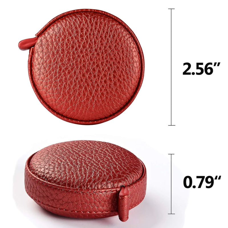 3m/120" Tape Measure Body Measuring Tape for Body Cloth Tape Measure for Sewing Fabric Tailors Medical Measurements Tape Dual Sided Leather Tape Measure Retractable (Red, 1 Pack) red