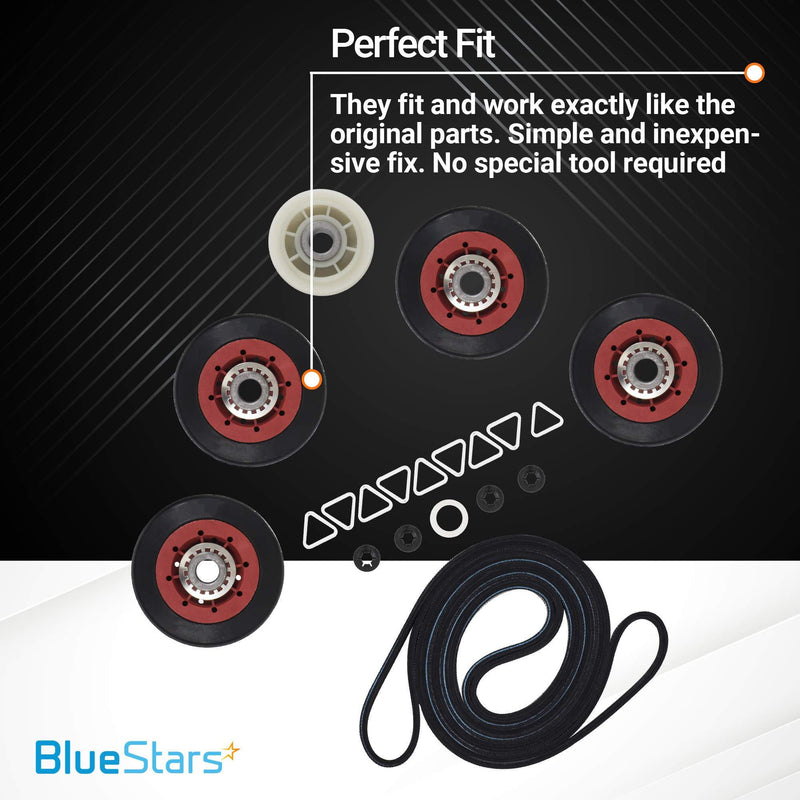 Ultra Durable 4392067RC 27-inch Dryer Repair Kit Replacement by Blue Stars - Exact Fit for Whirlpool & KitchenAid Dryers - Replaces 4392067RC 4392067VP 587637 80047 AP3109602