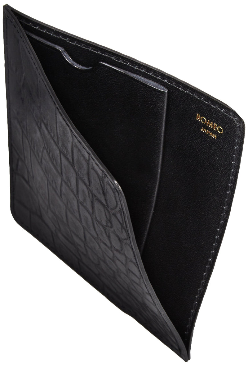 ITOYA Romeo Wallet/Crocodile Embossed Leather