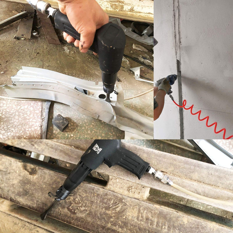 8 PCS Air Hammer Attachments, Air Chisel Bits Air Hammer Bit for 150/190/250 Air Hammer, Chipping Bits Set for Masonry Concrete Demolition