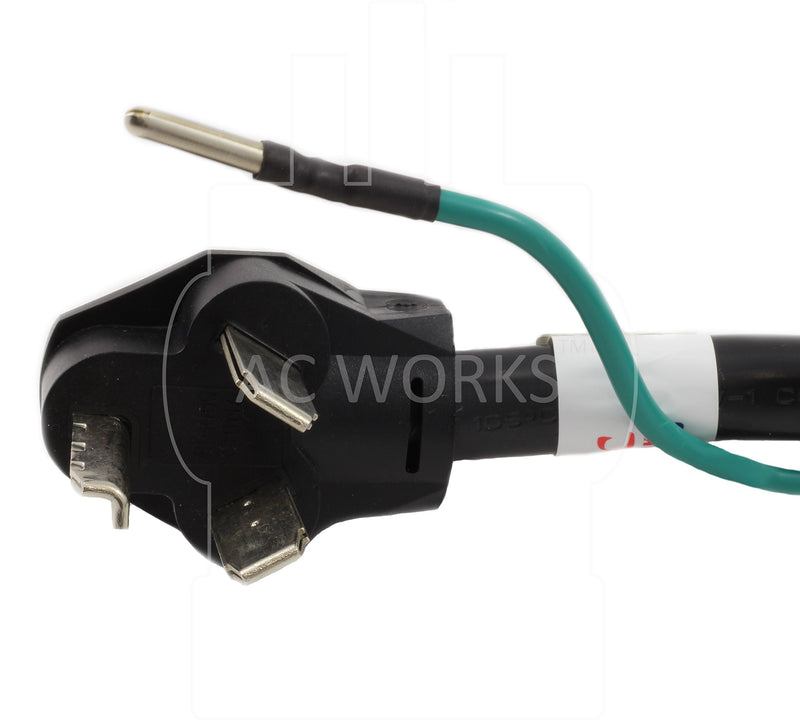 AC WORKS 30 Amp 3-Prong Dryer Wall Outlet Adapter (To 4-Prong 30 Amp Dryer Plug) To 4-Prong 30 Amp Dryer Plug