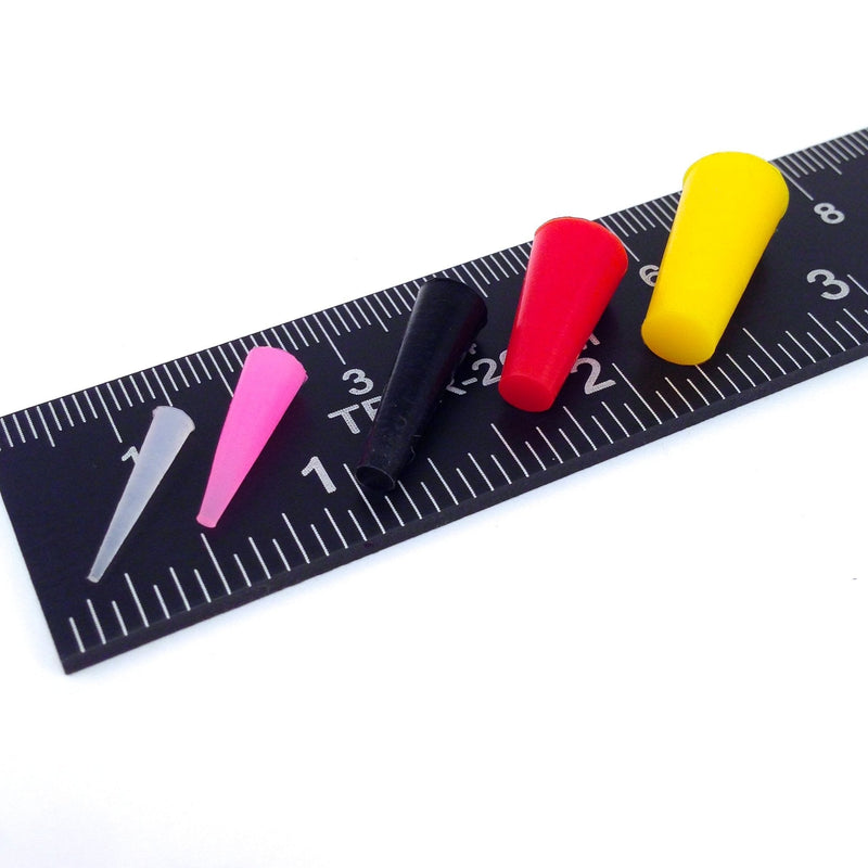 175 Piece Powder Coating Plugs High Temp Silicone Rubber Tapered Stopper Kit