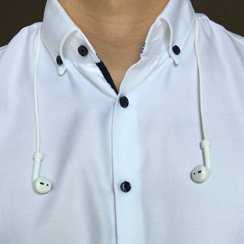 innoGadgets Strap for Apple AirPods | Smart Accessory â€“ Never Lose Your AirPod | Connector Wire Cable Cord for AirPods | White - 22 inches Strap for AirPods