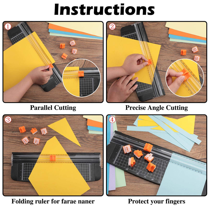 15 Pieces Paper Trimmer Replacement Blades Paper Cutter Blades Refill Craft Paper Cutting Replacement Blades for A4 Paper Cutter