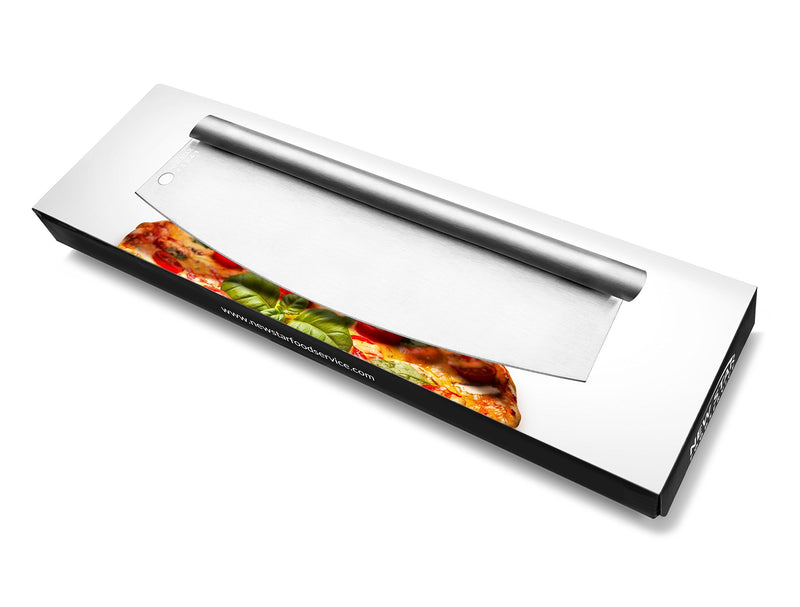 New Star Foodservice 43341 18/8 Stainless Steel Pizza Cutter, 13.75" x 4" Inch, Silver